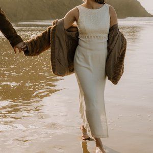 Vintage Jay Jacobs Cream Lace Dress